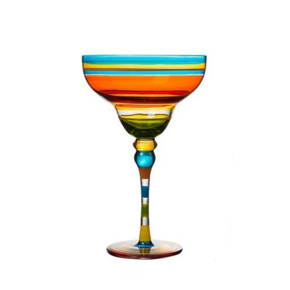 Colourful Margarita Glass