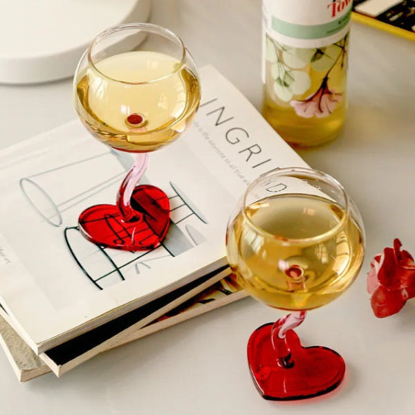 Pour Your Heart Out Wine Glass