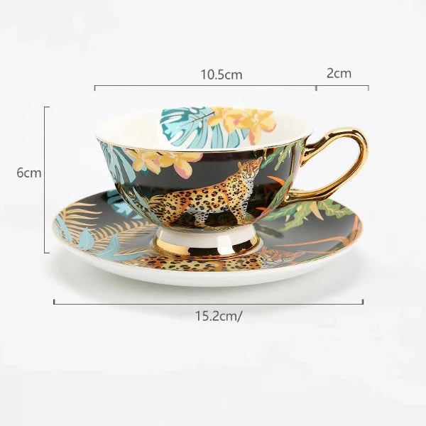 Paradiso Cup and Saucer (Set of 2 - Assorted Styles)