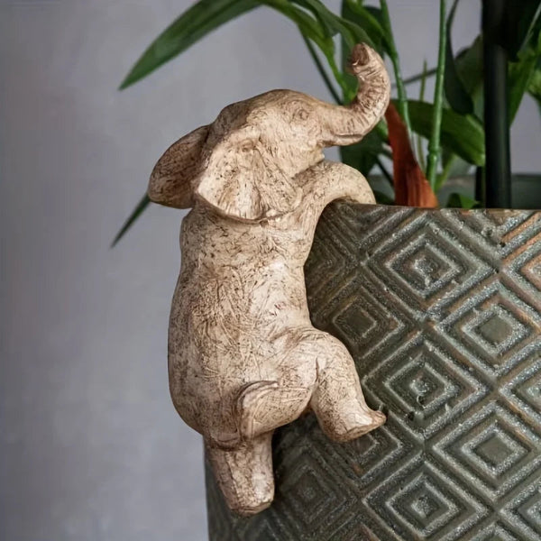 Elephant Plant Pot Ornament