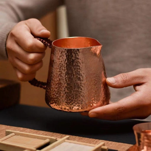 copper milk jug