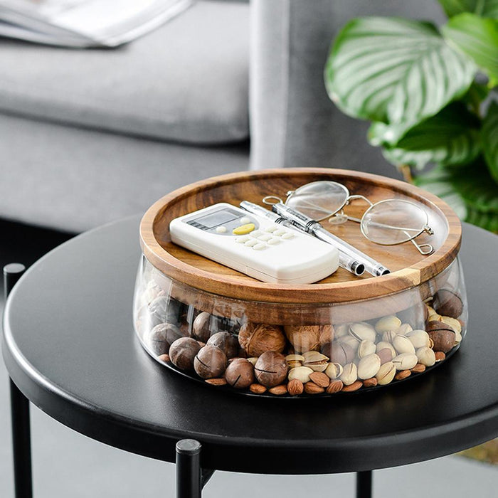 decorative bowl with lid