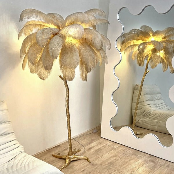 feather floor lamp australia