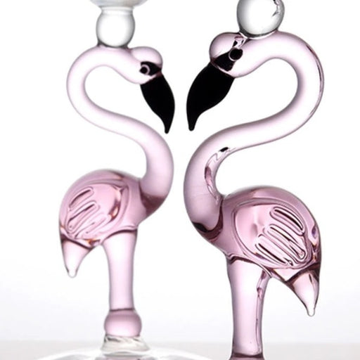 flamingo cocktail glass