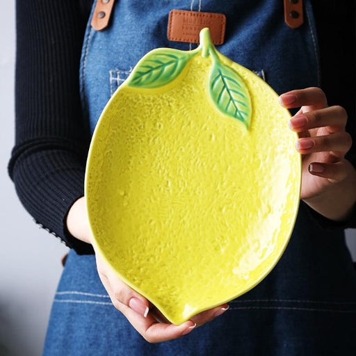 lemon serving platter