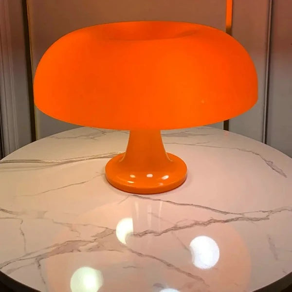 orange Mushroom Lamp
