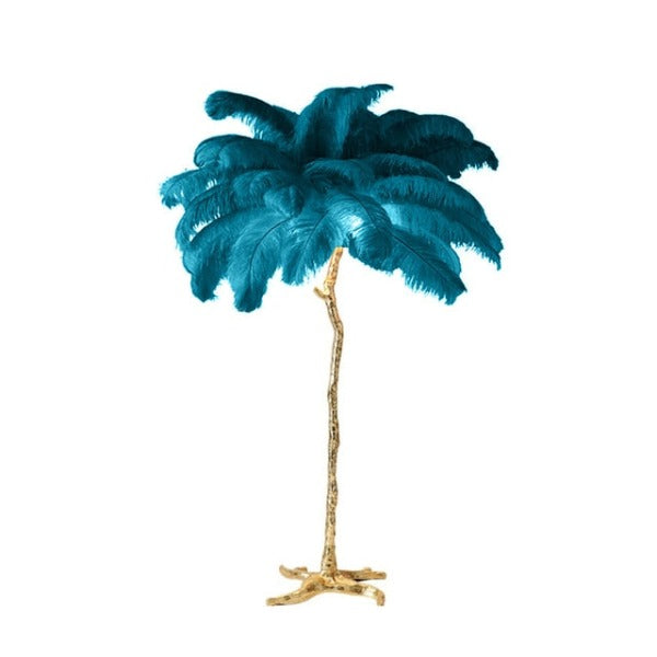 ostrich feather floor lamp australia