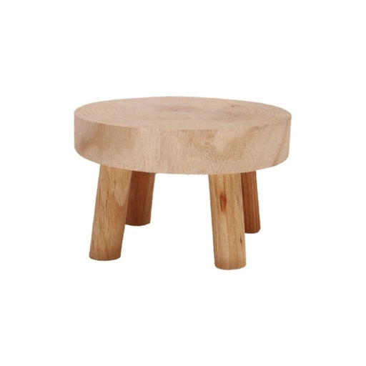 Footed Wooden Stand