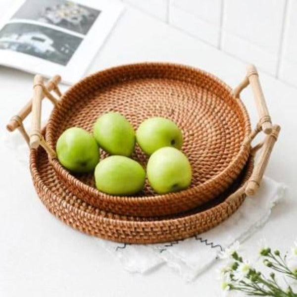 Natural Rattan Tray