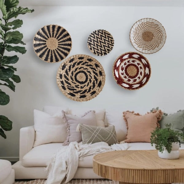Zanzibar Woven Basket (Assorted Styles and Sizes)