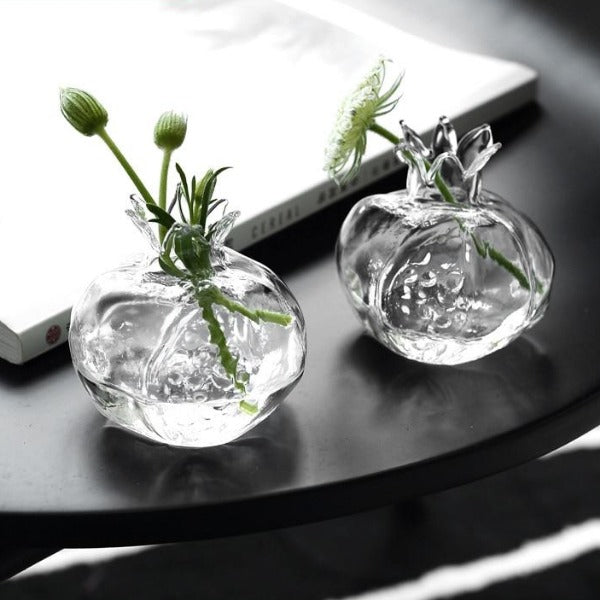 Pomegranate Glass Vase