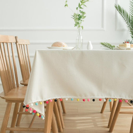 Natural Linen Tablecloth