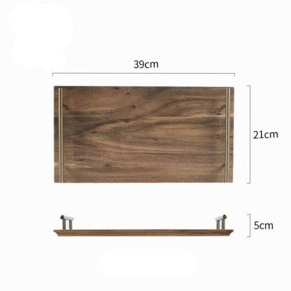 Wooden Serving Board with Handles