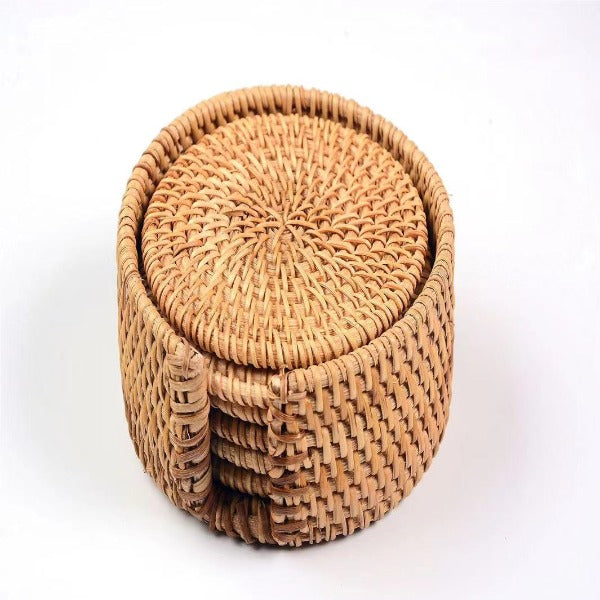 Rattan Coaster