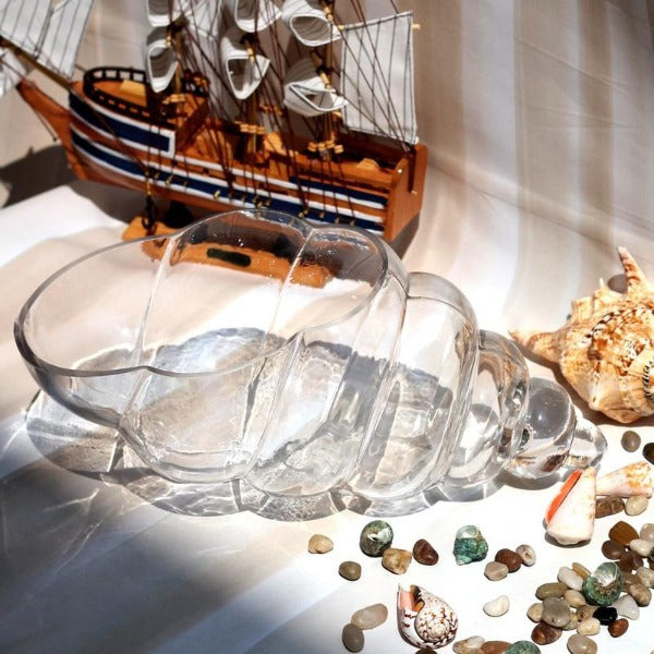 Glass Conch Bowl