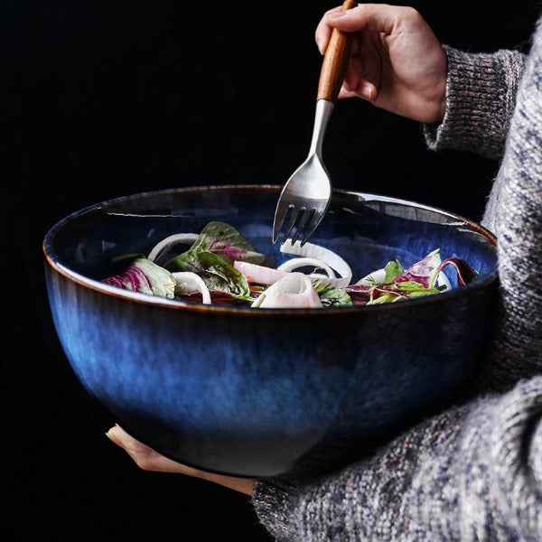Ceramic salad bowl