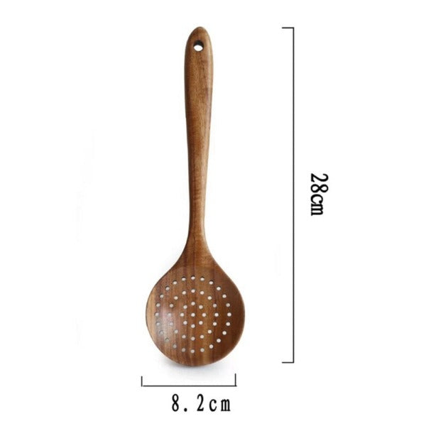 4-piece Teak Kitchenware Set