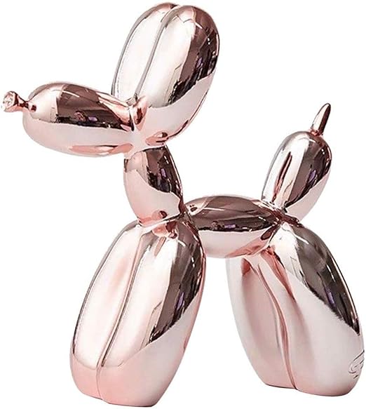 Resin Balloon Dog Ornament - Precious Metals Collection (Assorted Colours)