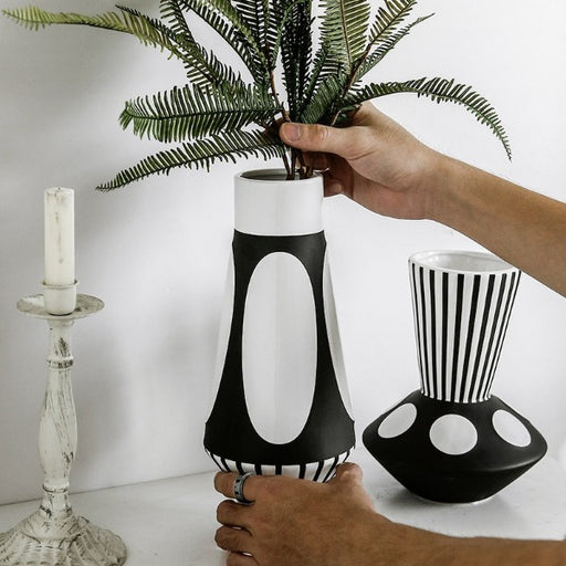 Black and White Vase