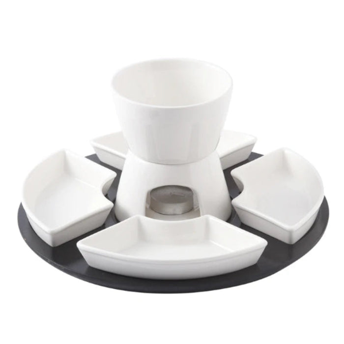 Ceramic Chocolate Fondue Set