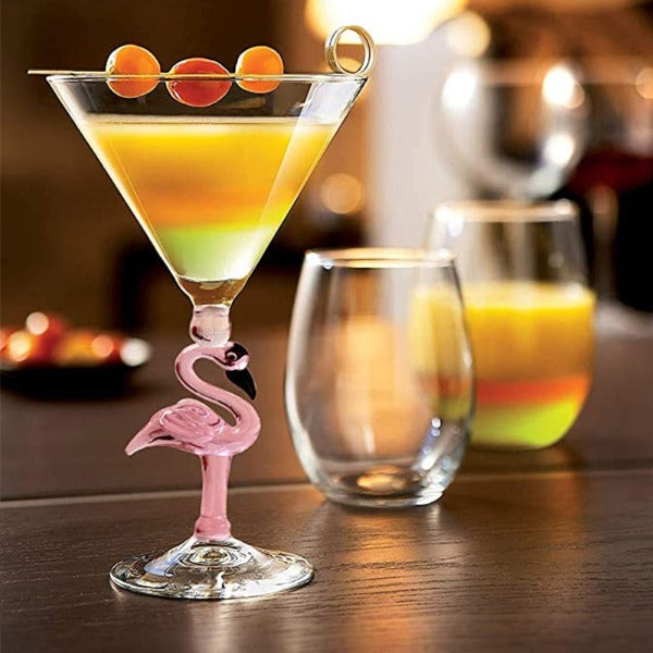 Flamingo Stem Cocktail Glass