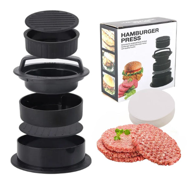 3-in-1 Hamburger Press Kit