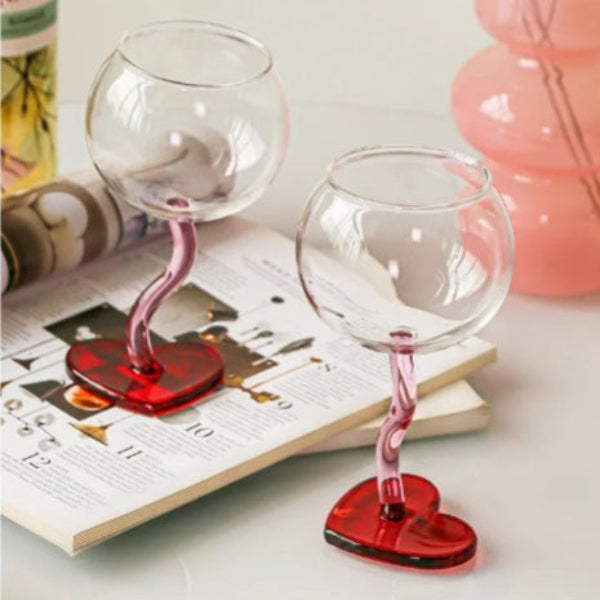 Pour Your Heart Out Wine Glass