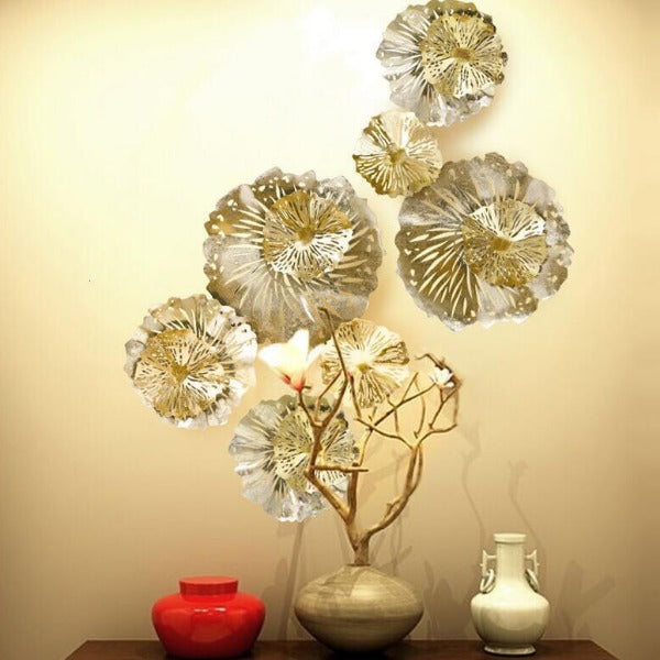Iron Floral Wall Decal
