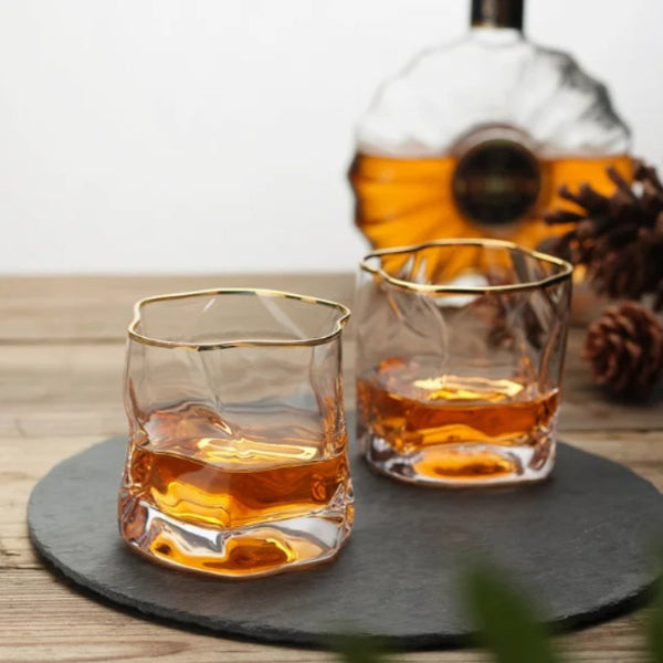 Komorebi Whisky Tumbler (Gilded) - Set of 2