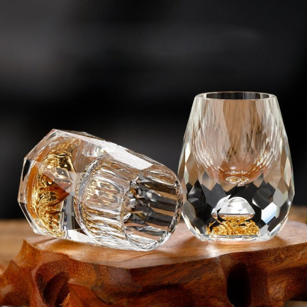 Monarch Crystal Shot Glasses