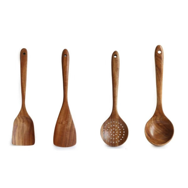 Natural Teak Wooden Utensils