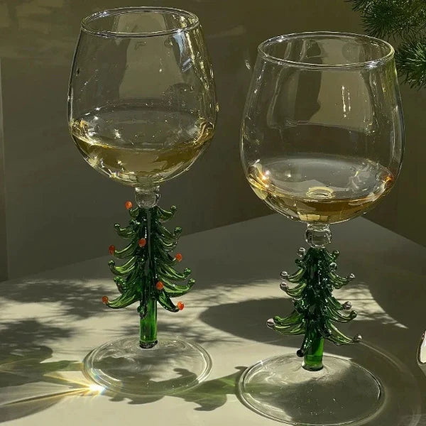 Noël Wine Glass