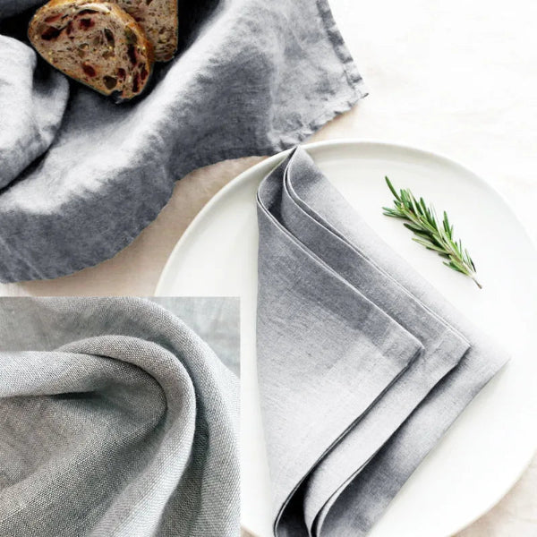 Pure Linen Napkin (Set of 4 - Assorted Colours)