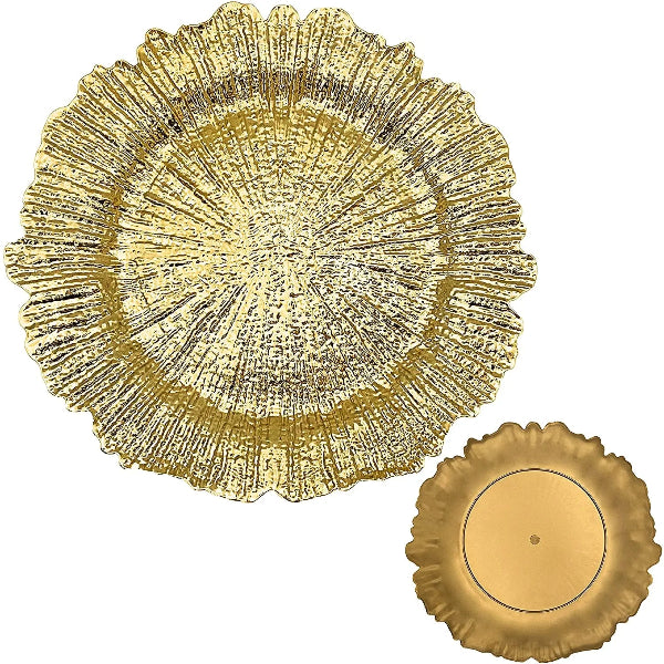 Aura Charger Plates (Set of 6 - Assorted Colours)