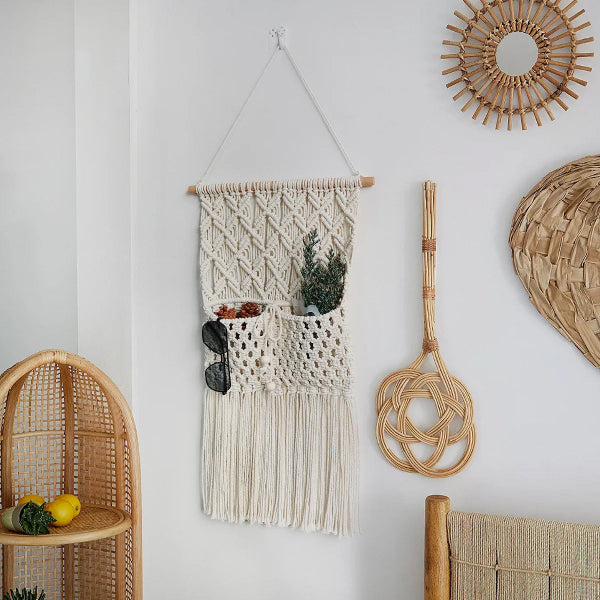 Pinto Macrame Hanging Pouch