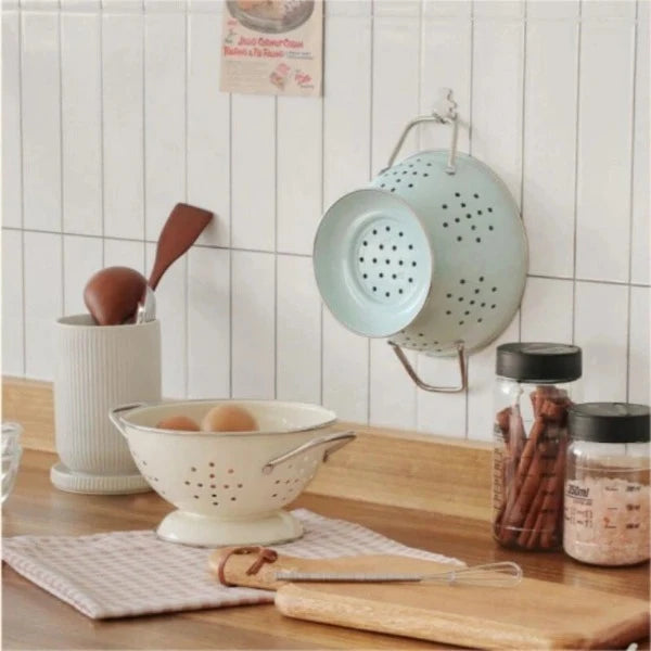 Enamel Colander (Assorted Colours)