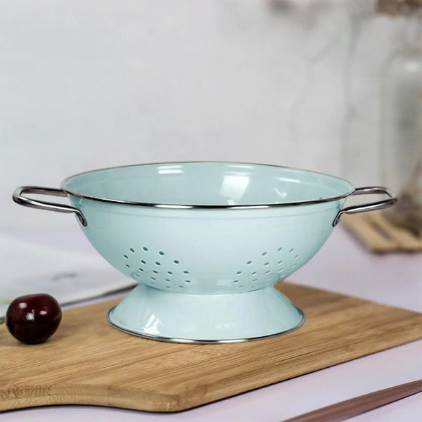 Enamel Colander (Assorted Colours)