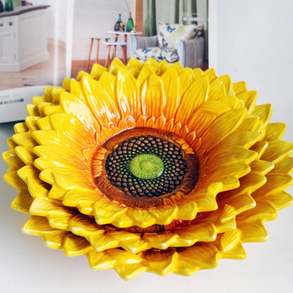 Sunflower Serving Plate (Assorted Sizes)