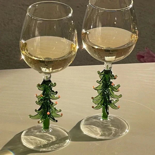 Noël Wine Glass