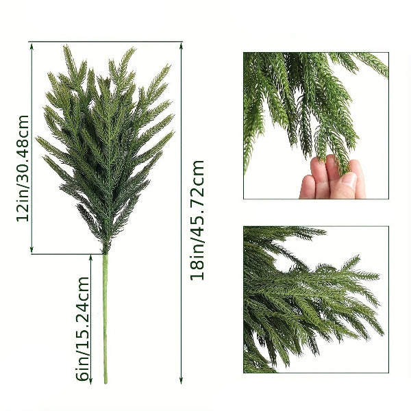 Decorative Pine Branches (Set of 5)