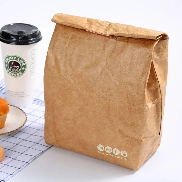 Insulated Brown Bag