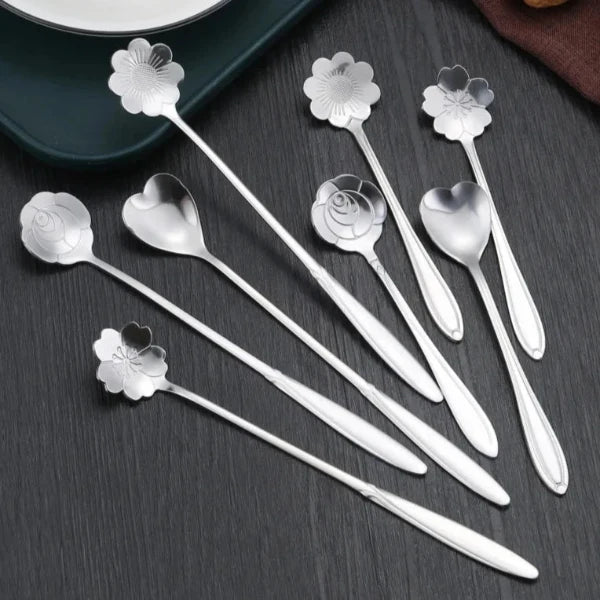 Flora Coffee Spoons (Set of 8)