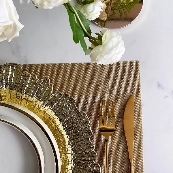 Aura Charger Plates (Set of 6 - Assorted Colours)