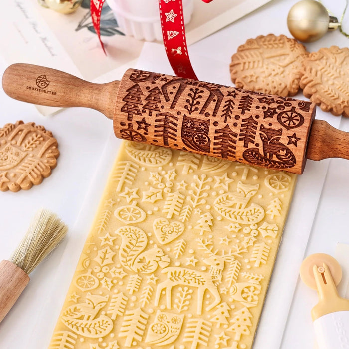 Nordic Christmas Rolling Pin