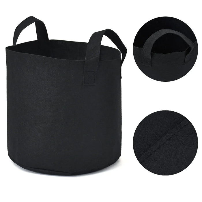 Plant Grow Bag (Set of 5 - Assorted Sizes)