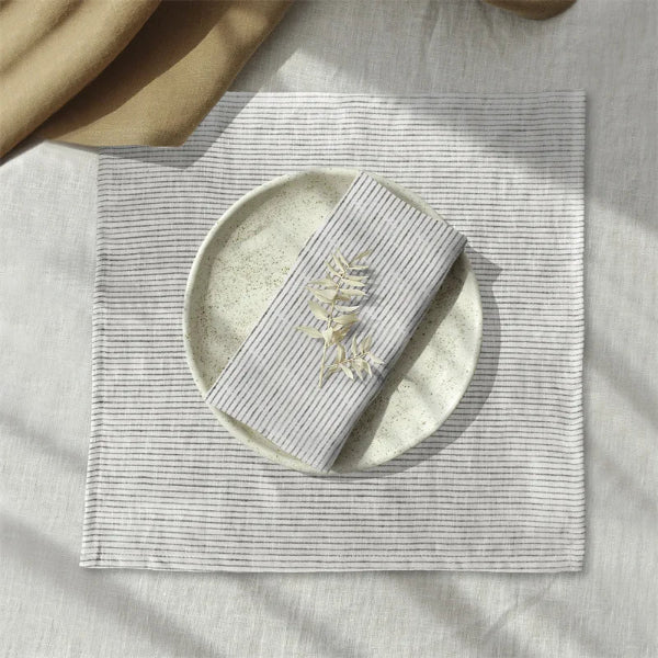 Pure Linen Napkin (Set of 4 - Assorted Colours)