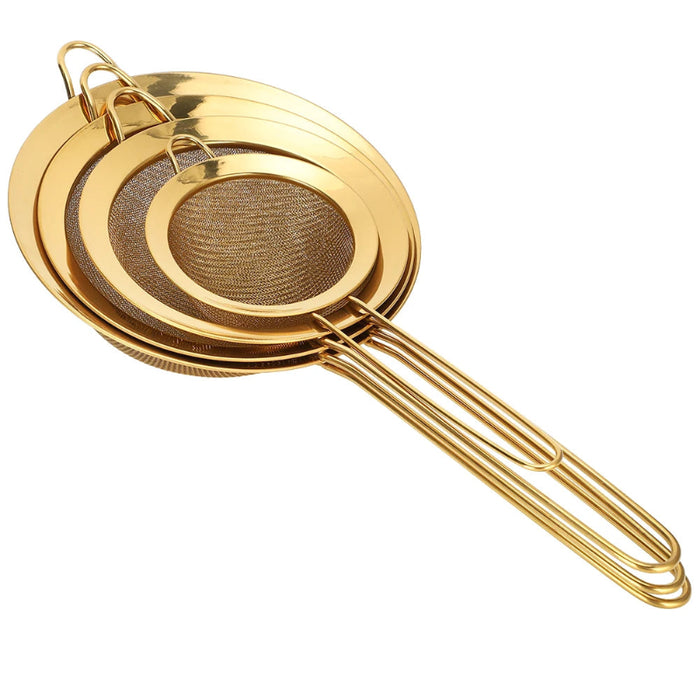 Golden Sieve (Set of 4)