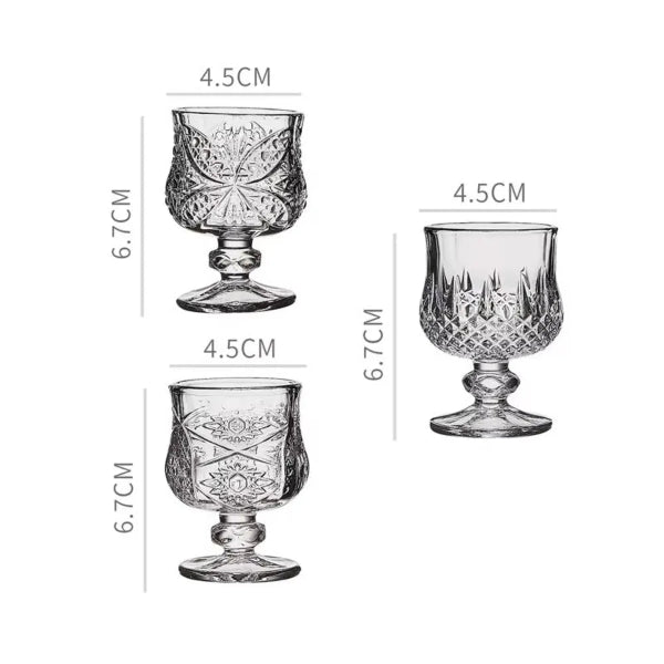 Crystal Shot Glasses (Set of 6)