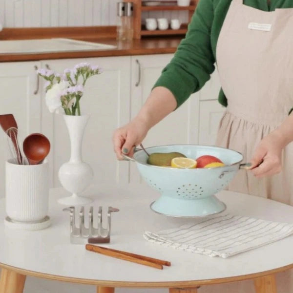 Enamel Colander (Assorted Colours)