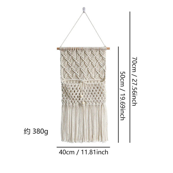 Pinto Macrame Hanging Pouch